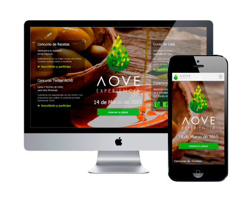 aceite de oliva - diseño de página web corporativa